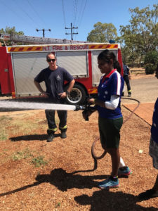 Using the fire hose