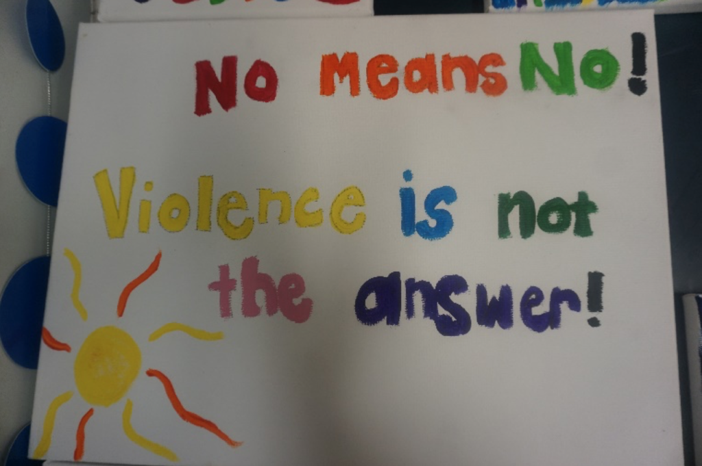 Violence is not the answer