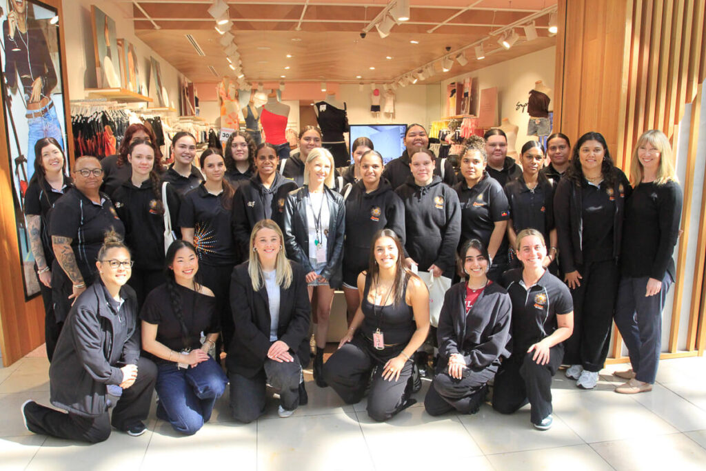 Year 12 Stars Graduates from Western Australia visiting Supre’s Melbourne headquarters and Chadstone store, celebrating the brand’s support for Stars.